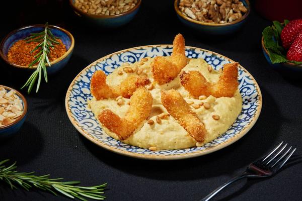 Hummus cu Creveti